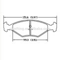 D350 305698151-5 for VW Fiat Palio brake pad hi-q